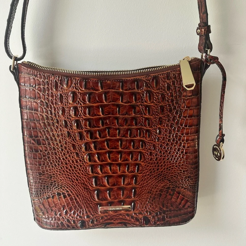 Brahmin Katie Crossbody in Pecan Melbourne - Picture 8 of 14